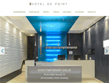 Tablet Screenshot of hoteldepoint.com